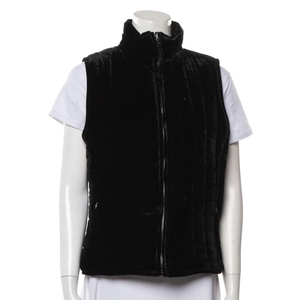 LAUREN Ralph Lauren Quilted Reversible Zip Up Vest